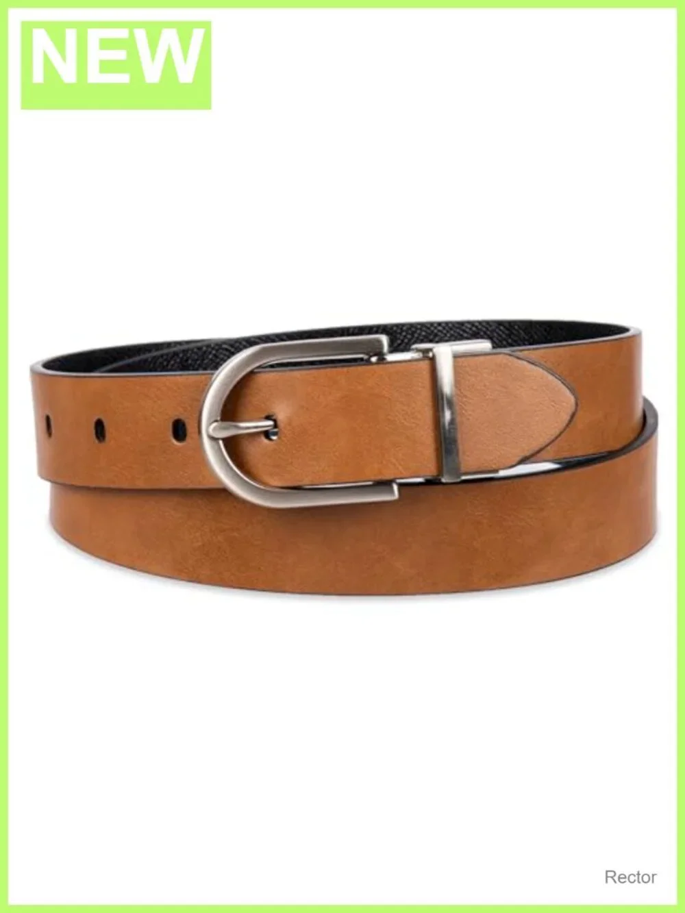Women's Reversible Belt 2-in-1 Leather & PU Fits Jeans Trousers Dresses